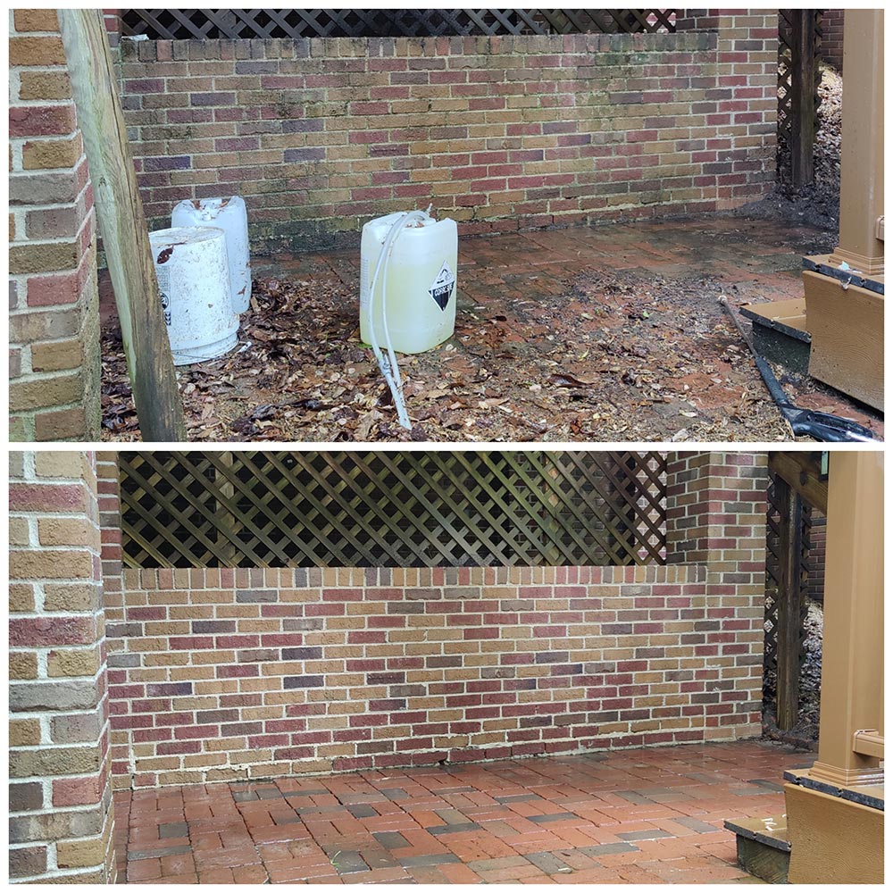 Brick Patio Cleaning in Columbia, SC