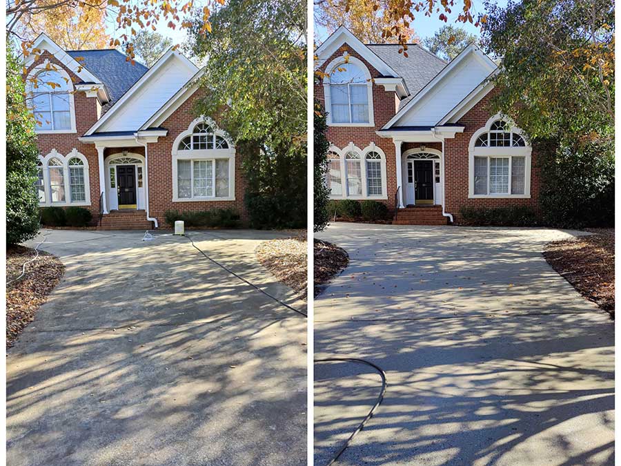 Driveway Cleaning on High Pointe Drive in Columbia, SC