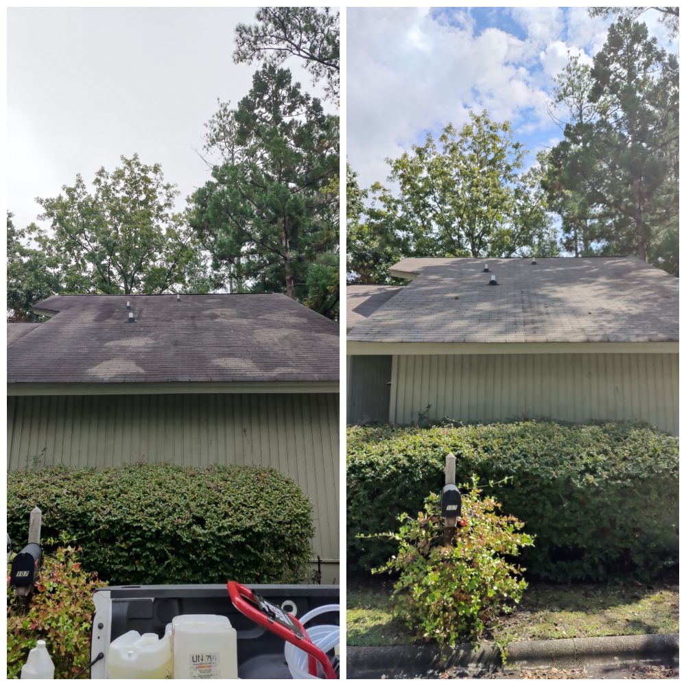 Roof cleaning in Columbia, SC