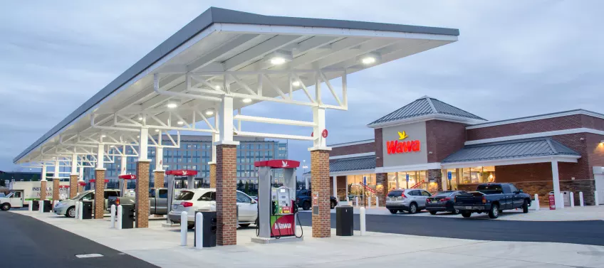 Gas Station Pressure Washing